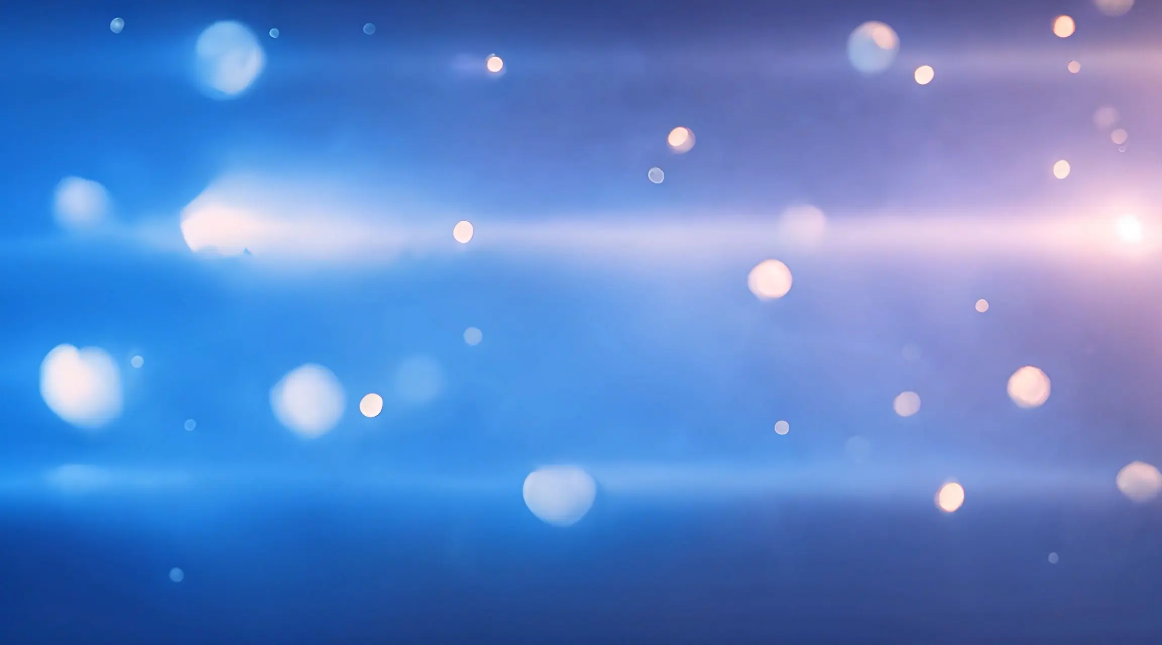 Soft Blue Glow Peaceful Bokeh Video Backdrop